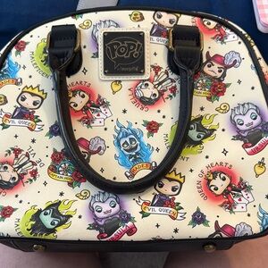Loungefly Pop Villains Cream Handbag